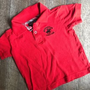 Beverly Hills Polo club- red toddler polo